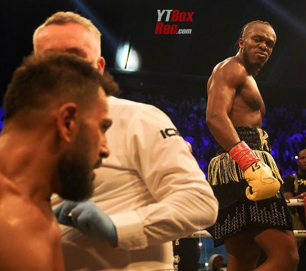 “EASY”.. KSI Knocks Out Joe Fournier In Two Rounds!