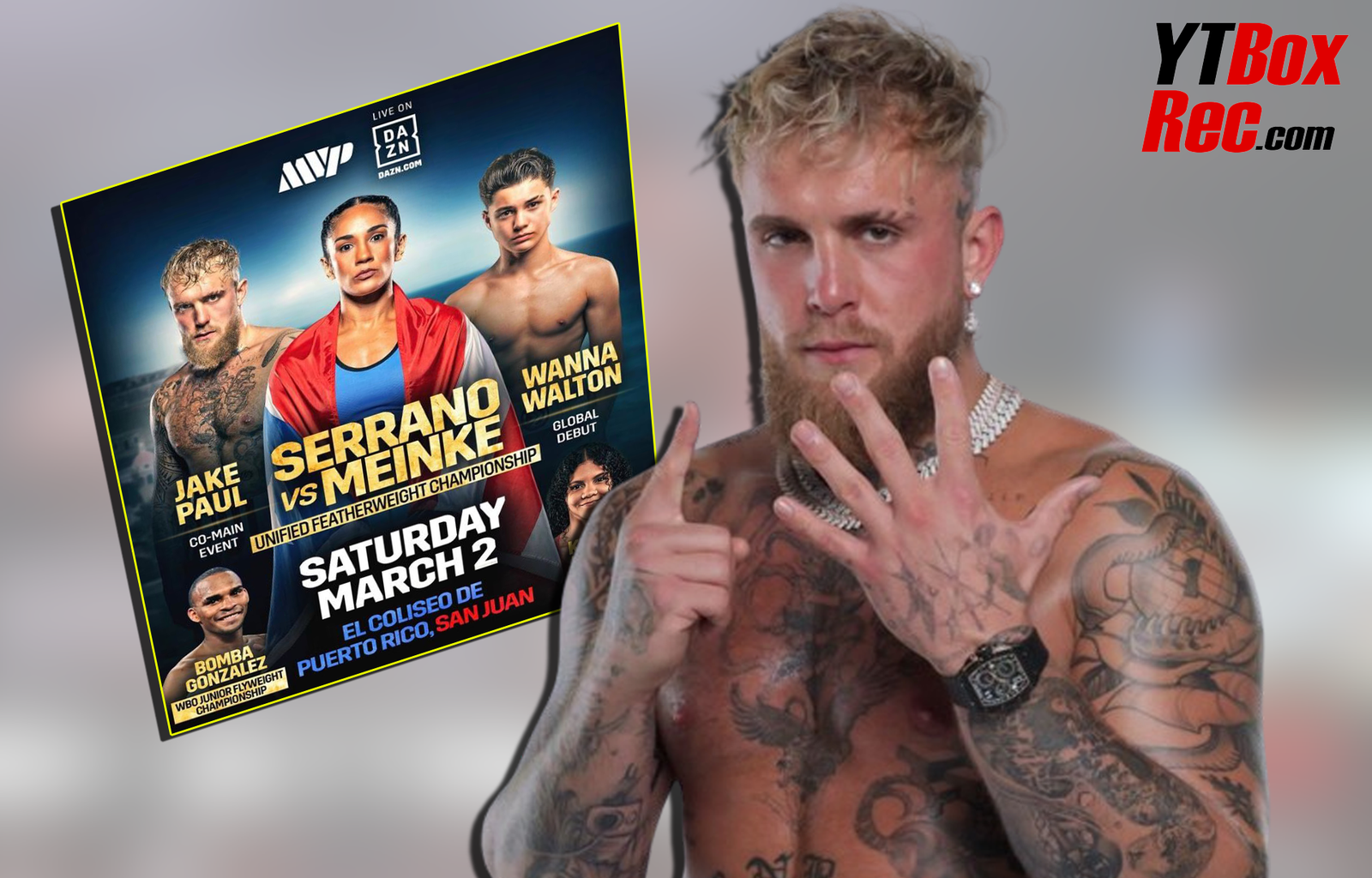 Jake Paul Is Back As A Co-Main Event For The First Time Since 2020!